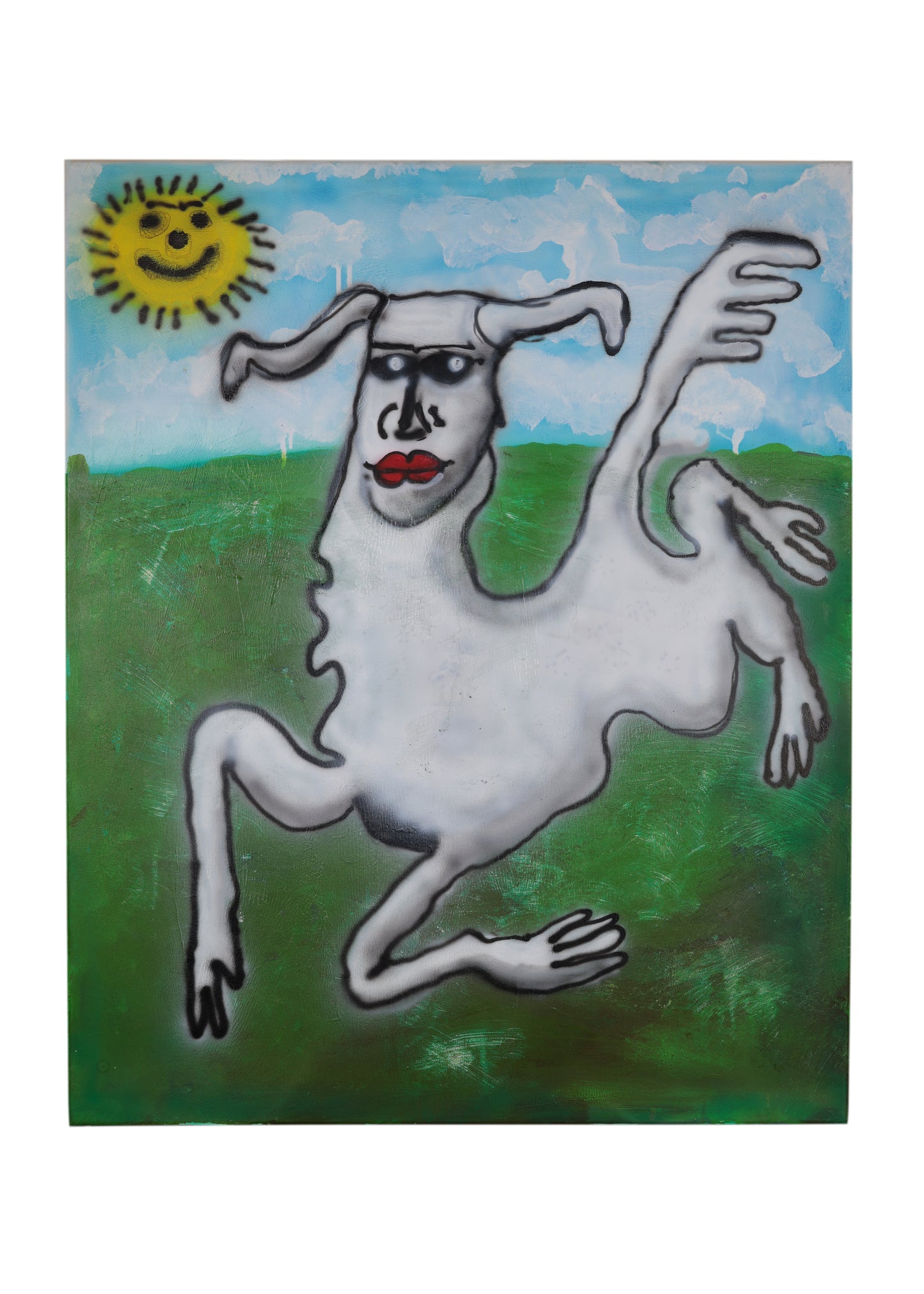 ''GOATY'' ART PRINT. (50x70 CM)