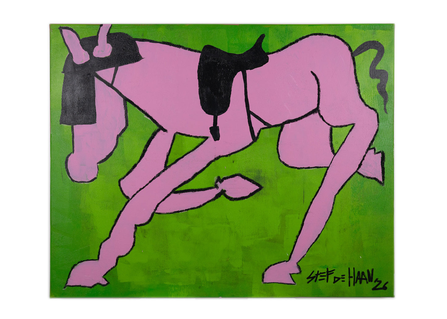 ''BLINDED & RACING'' ART PRINT. (50 x 70 CM)